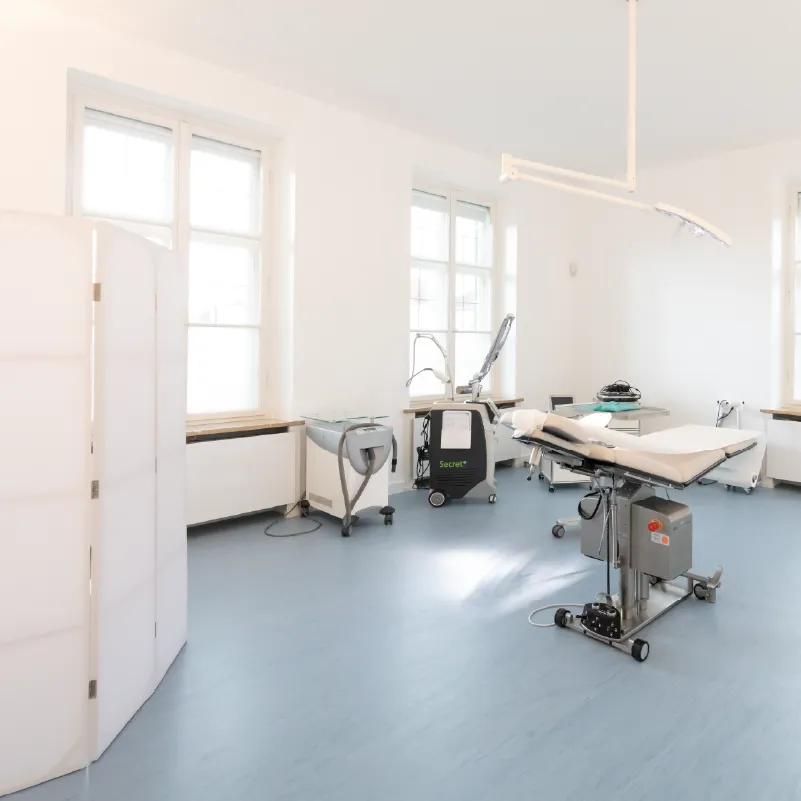 Behandlungszimmer Dermatologie München-Nymphenburg
